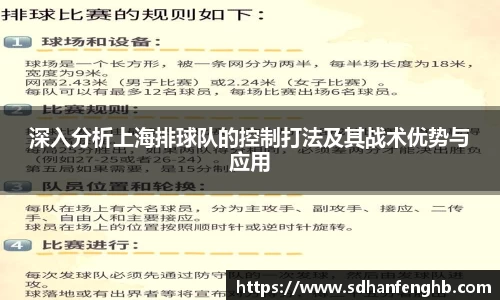 深入分析上海排球队的控制打法及其战术优势与应用